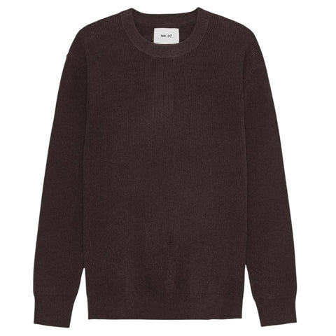 NN.07 Danny Knit Sweater Bruin