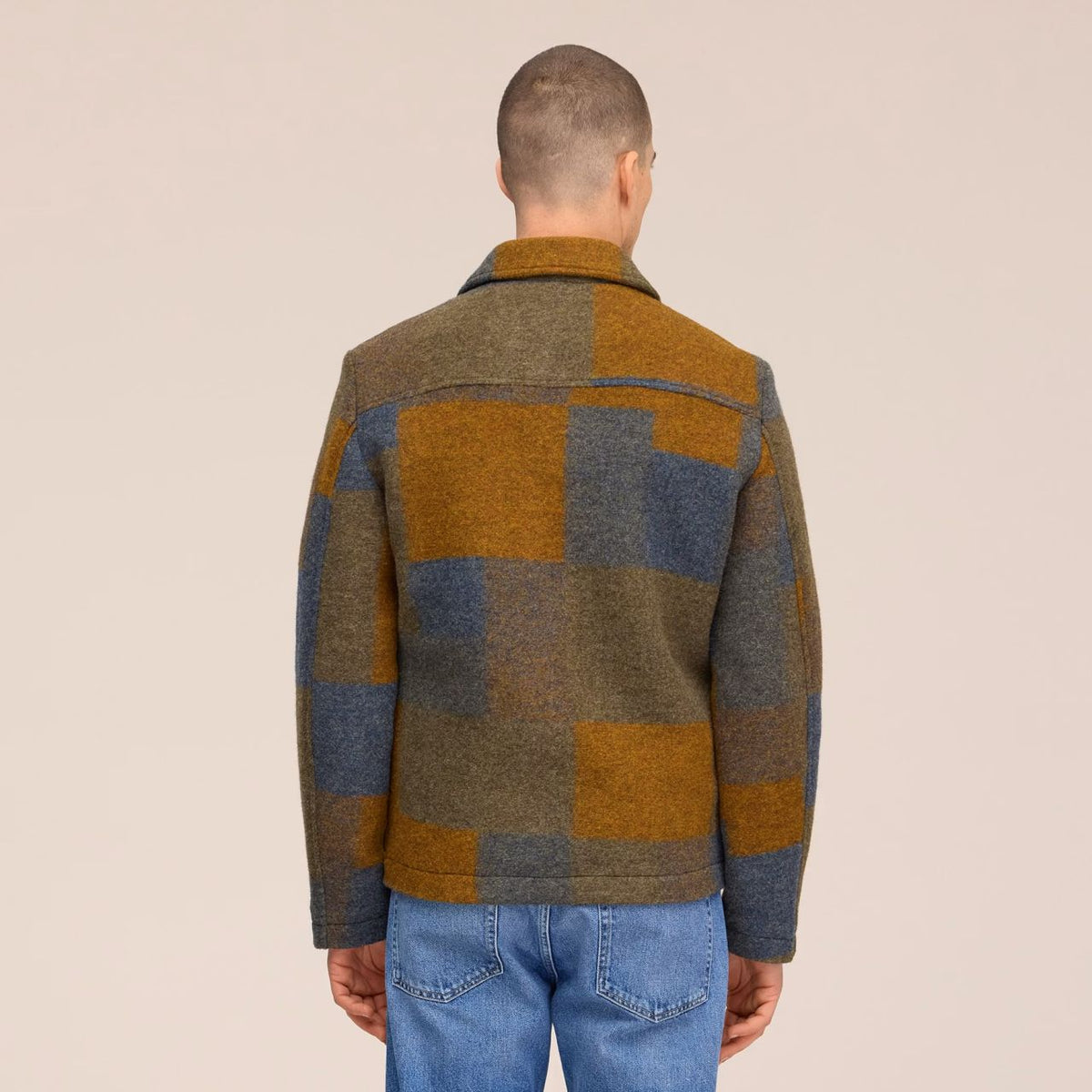 NN.07 Gael Overshirt Bruin/Donker Groen