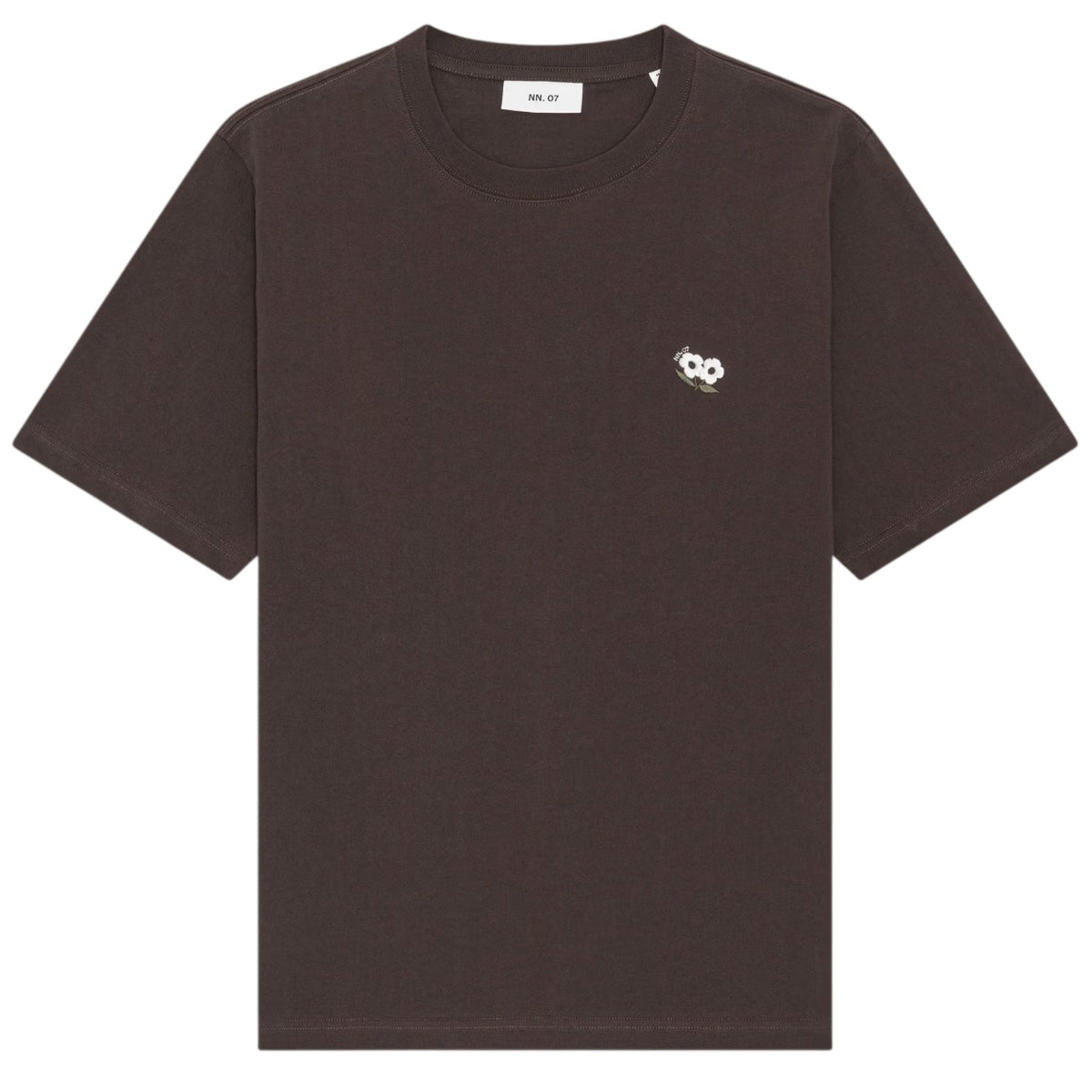 NN.07 Jett Embro T-shirt Bruin