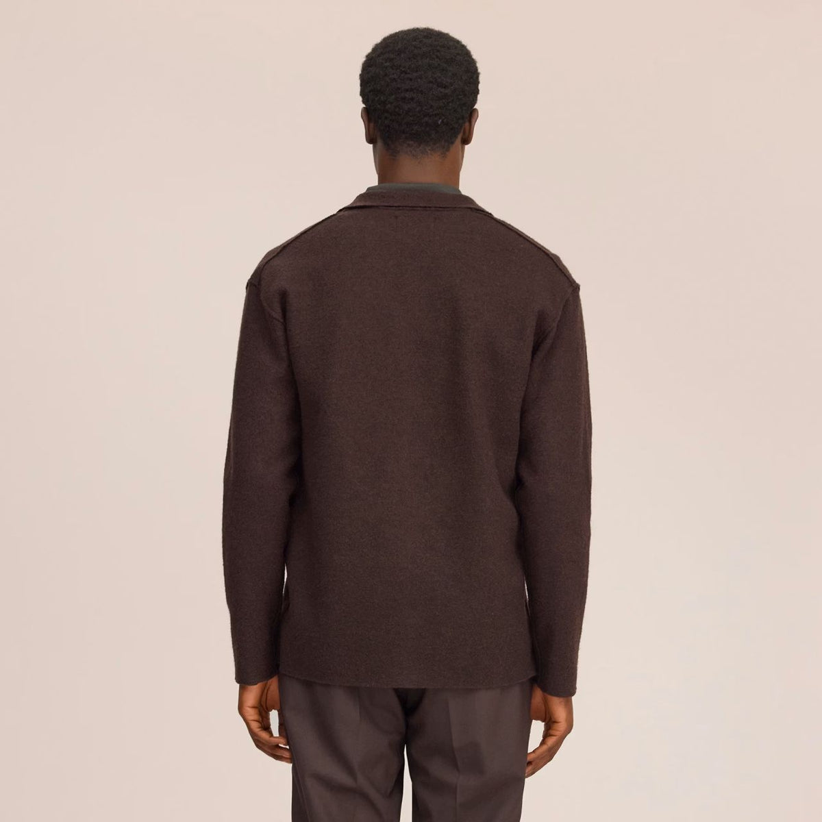 NN.07 Jonas Knit Überhemd Braun