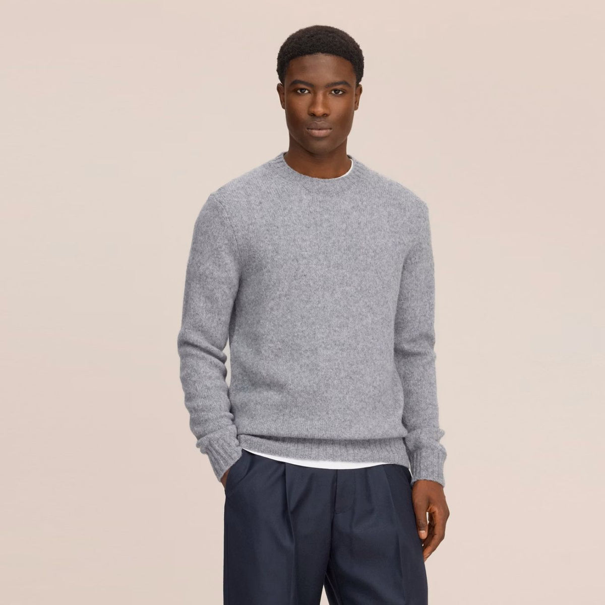 NN.07 Lee Knit Sweater Grijs