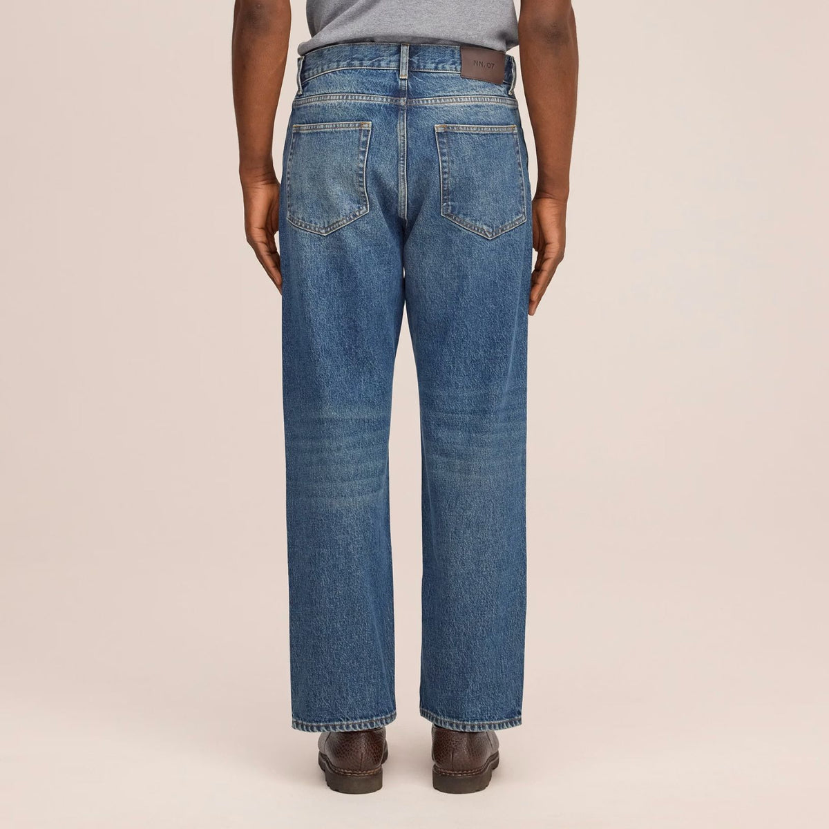 NN.07 Otis Straight Leg Jeans Blauw