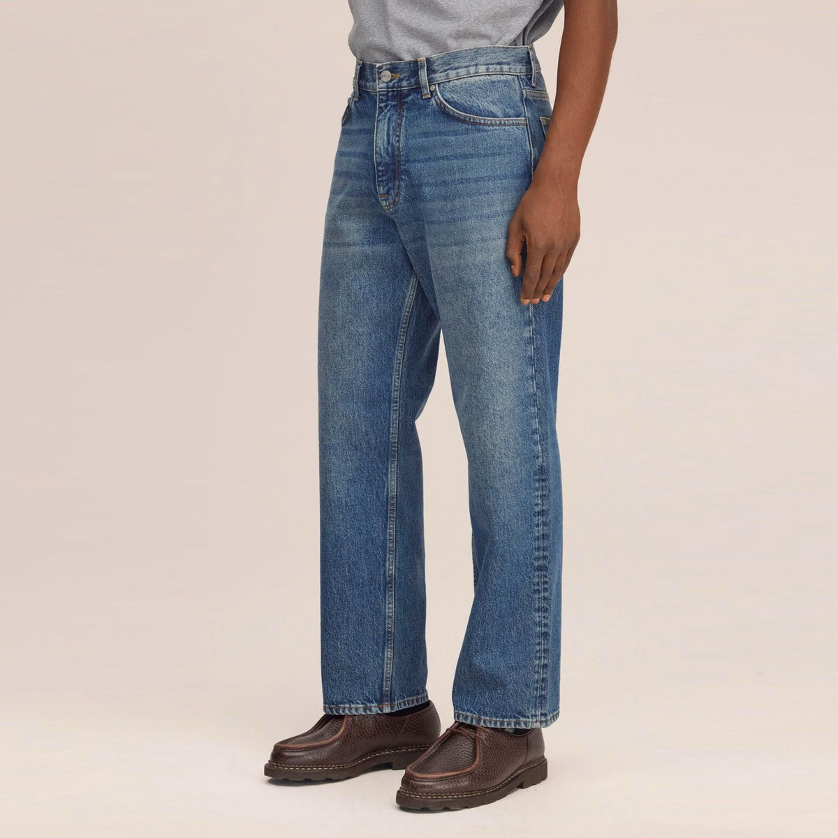 NN.07 Otis Straight Leg Jeans Blauw