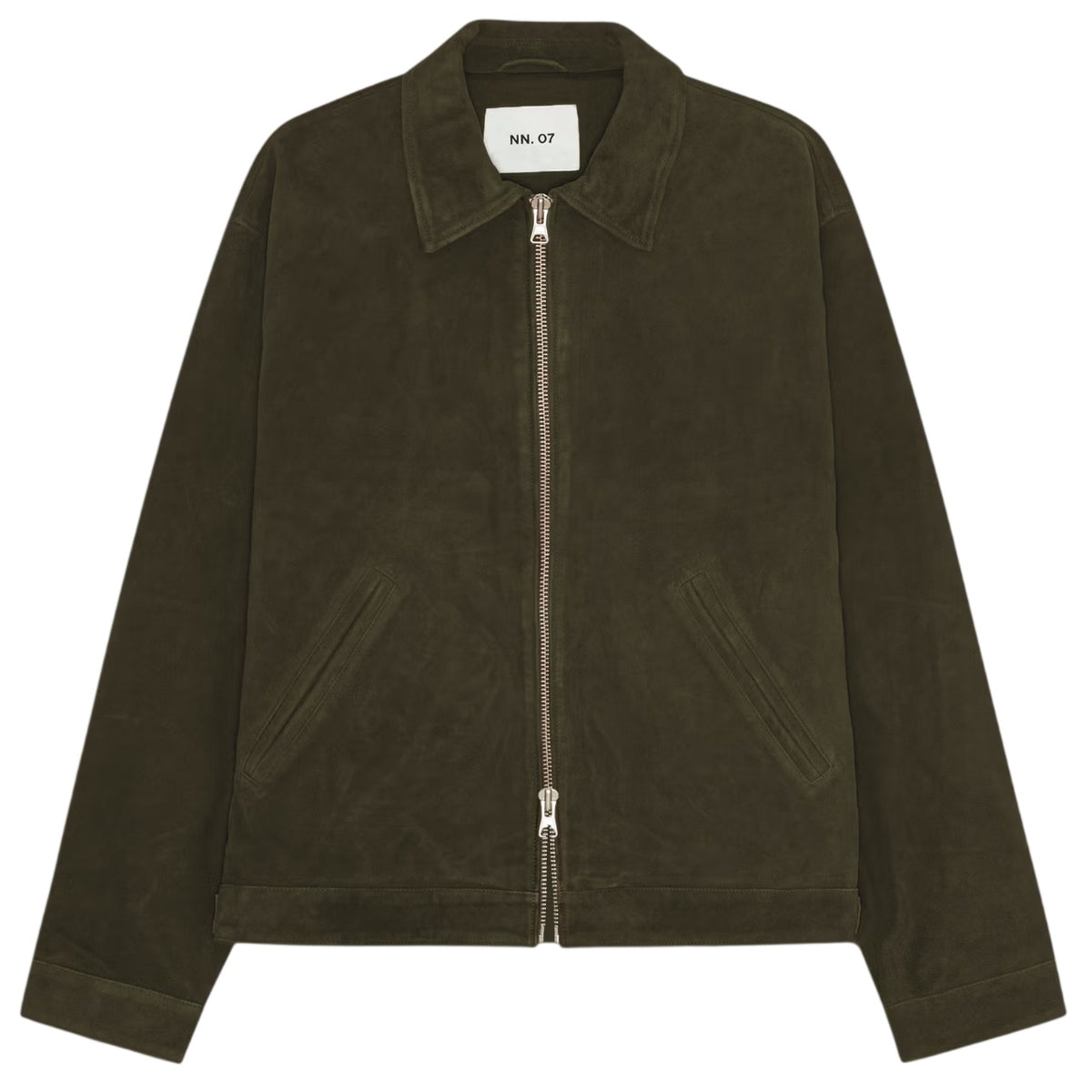 NN.07 Petrus Suede Jas Donker Groen