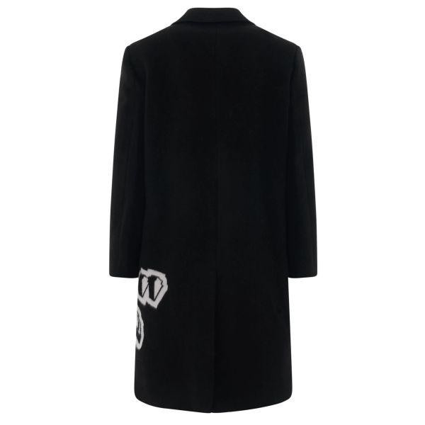 Off-White Graffiti Wool Skate Jas Zwart