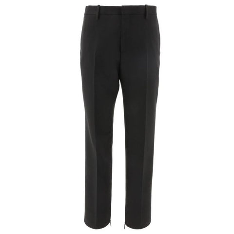 Off-White Techdrill Slim Zip Broek Zwart
