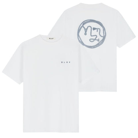 Olaf Lasso Face T-shirt Weiß