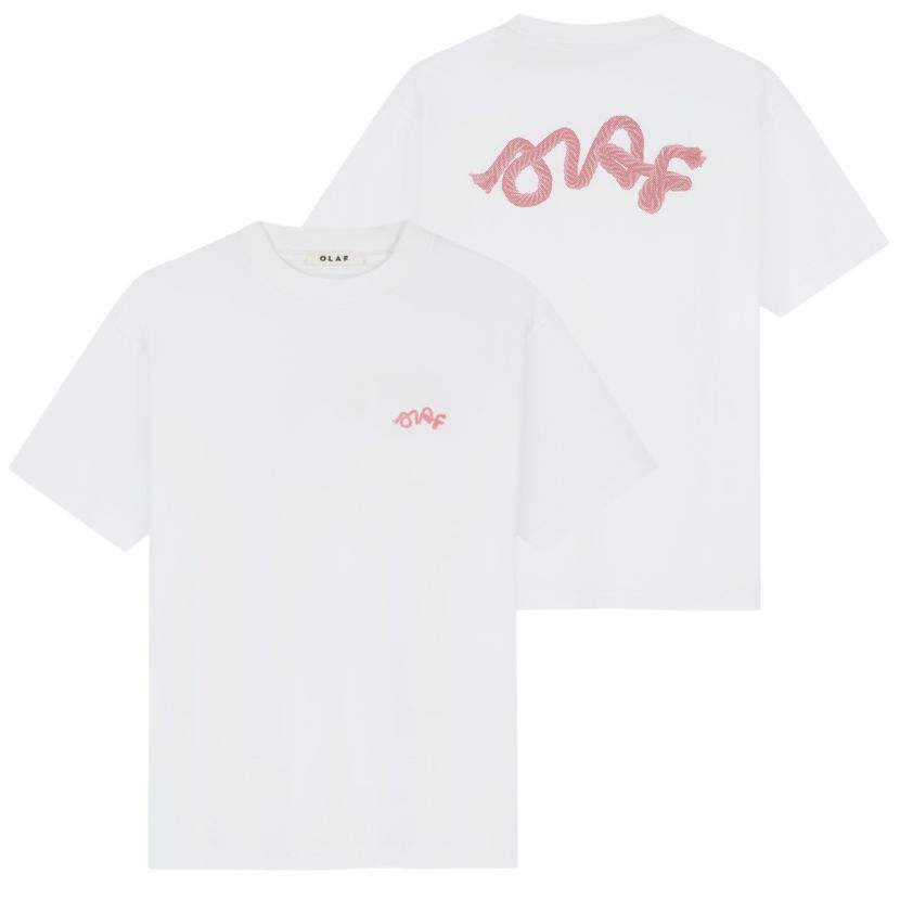 Olaf Lasso Signature T-shirt Wit