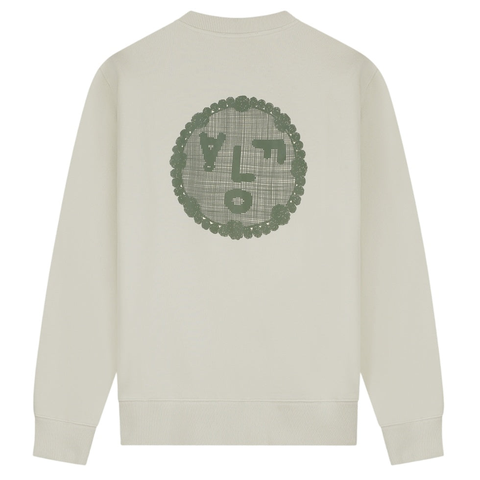 Olaf Doily Face Sweater Beige