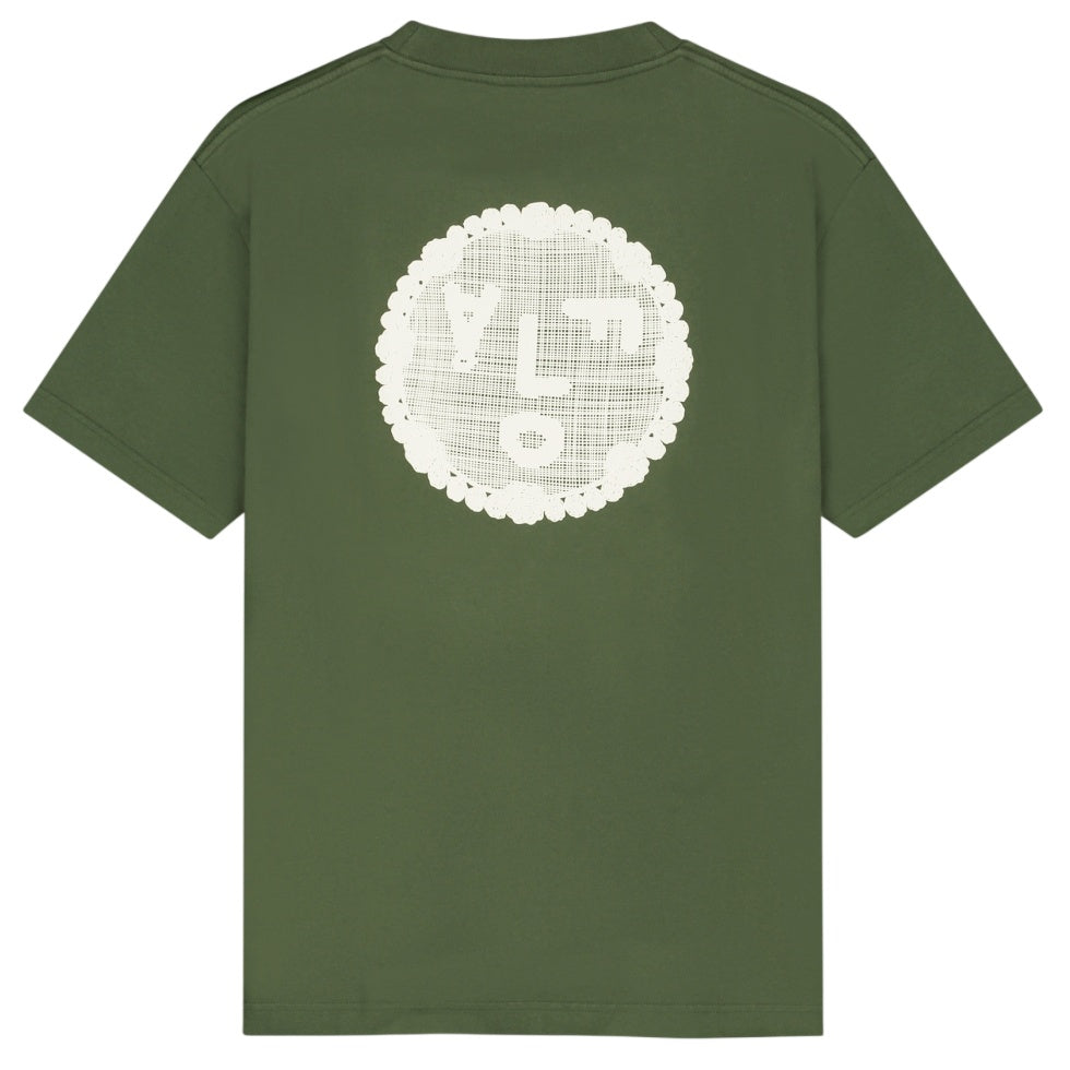 Olaf Doily Face T-shirt Groen