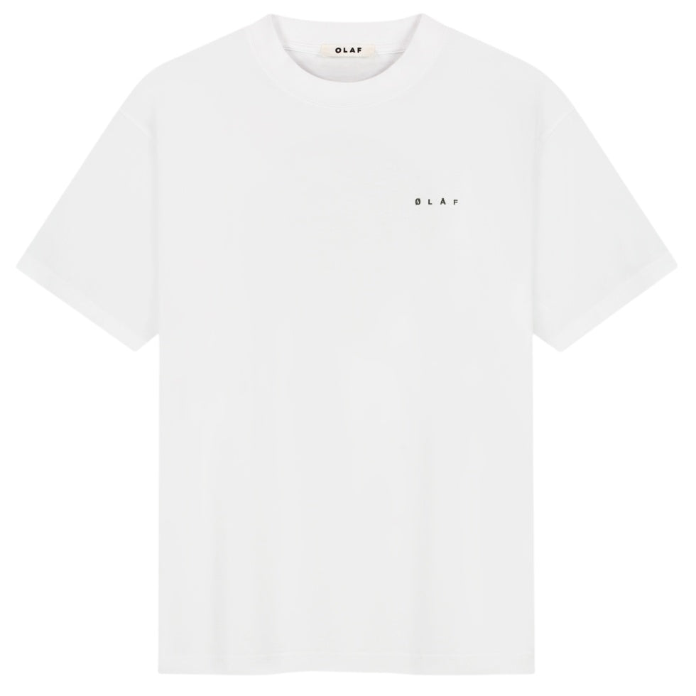 Olaf Doily Face T-shirt Wit