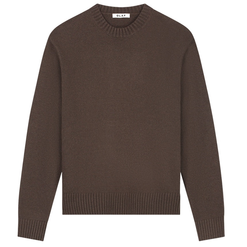 Olaf Essential Knitted Sweater Bruin