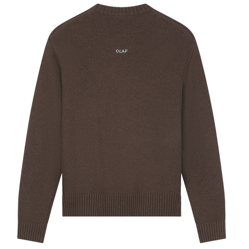 Olaf Essential Knitted Sweater Bruin
