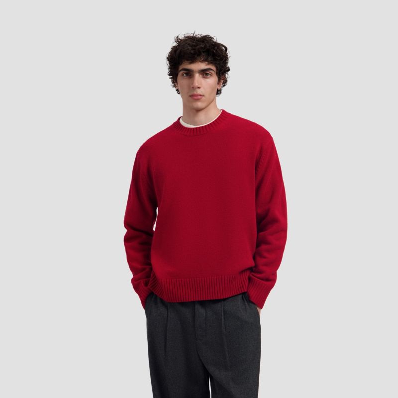 Olaf Essential Knitted Sweater Rood