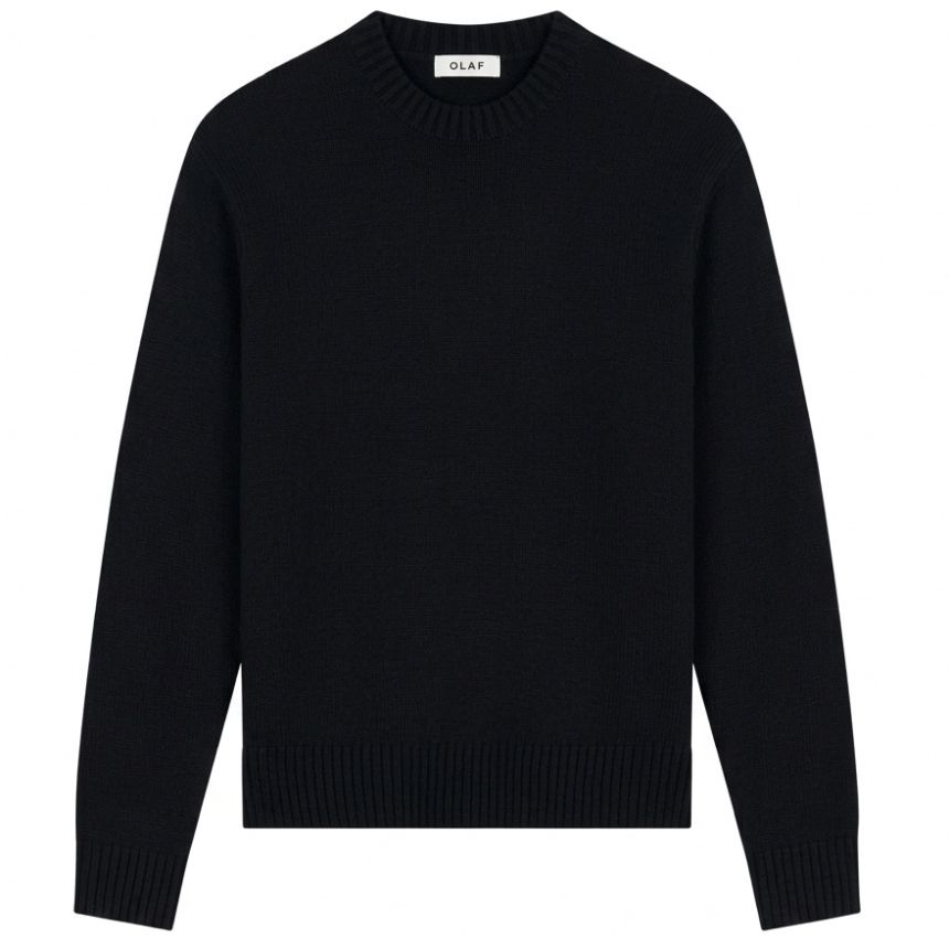 Olaf Essential Knitted Sweater Zwart