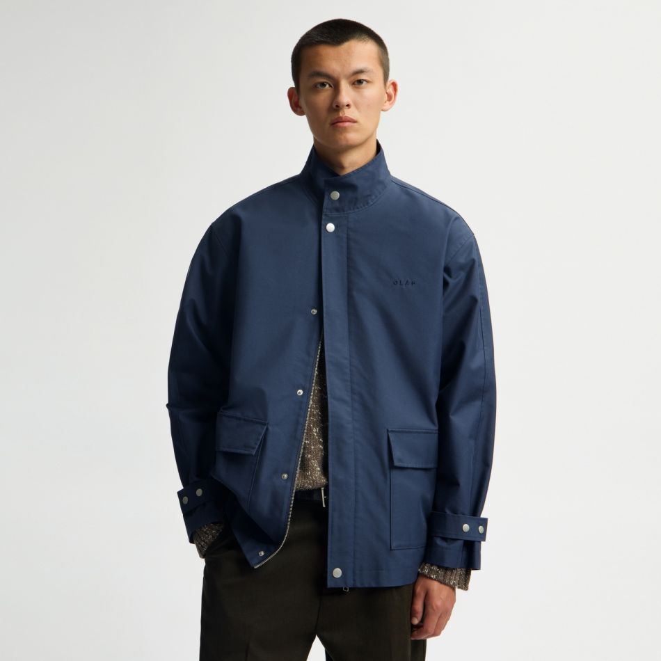 Olaf Oversized Utility Jack Navy