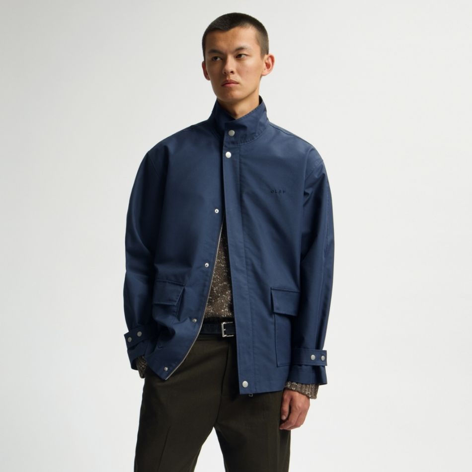 Olaf Oversized Utility Jack Navy