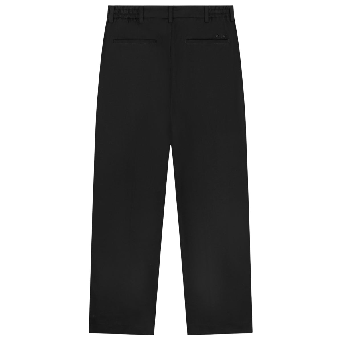 Olaf Regular Pleated Broek Zwart