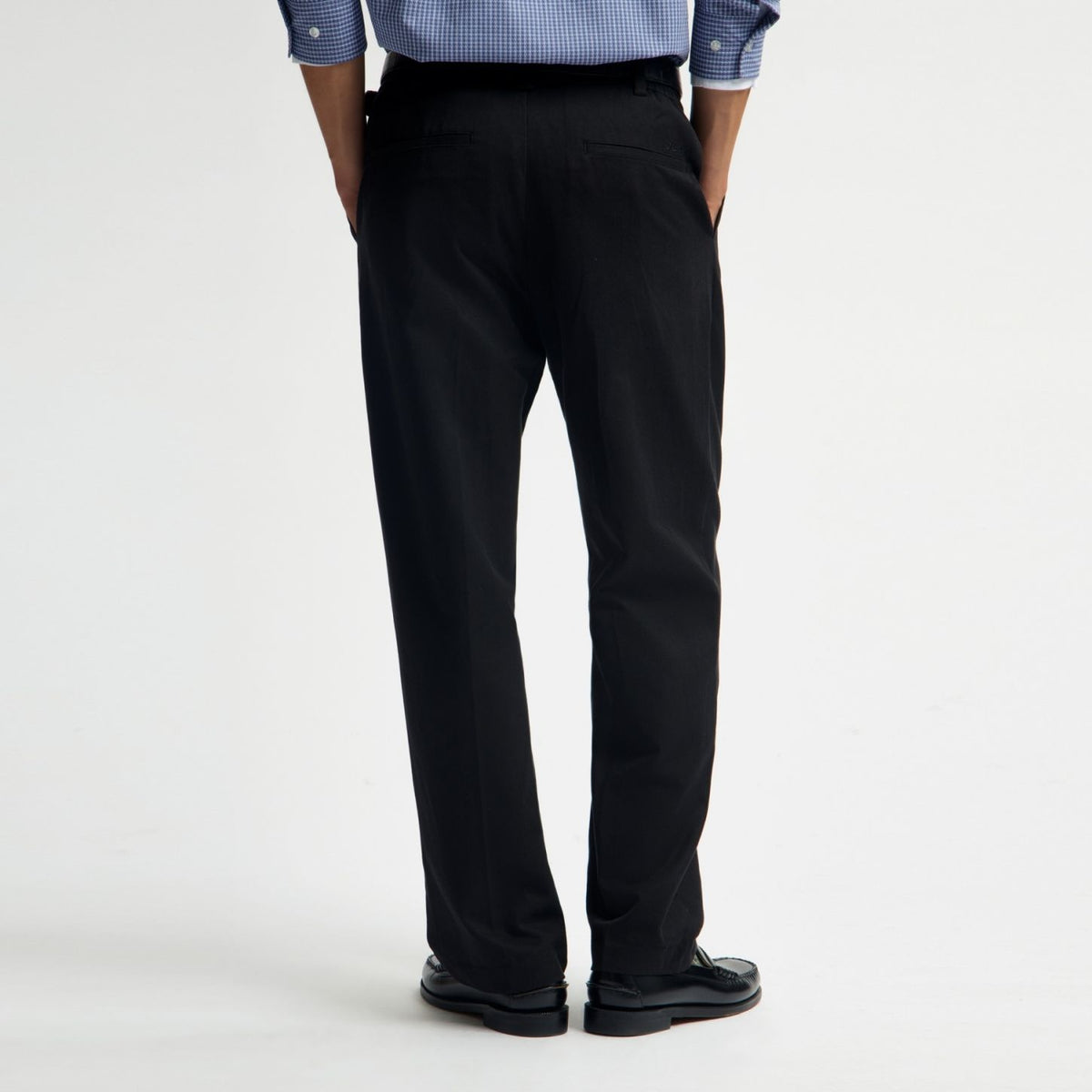 Olaf Regular Pleated Broek Zwart