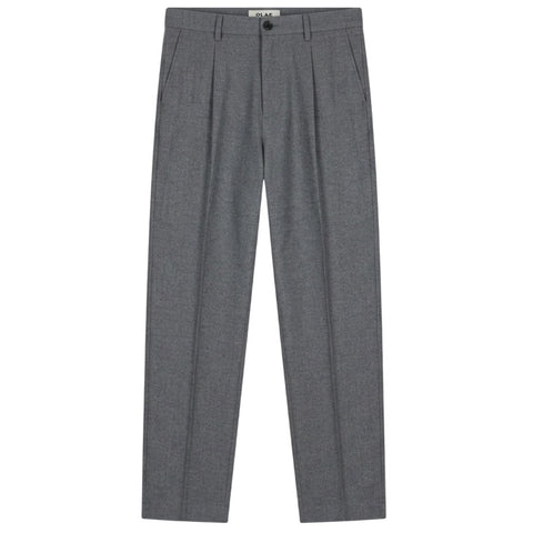 Olaf Regular Pleated Broek Grijs