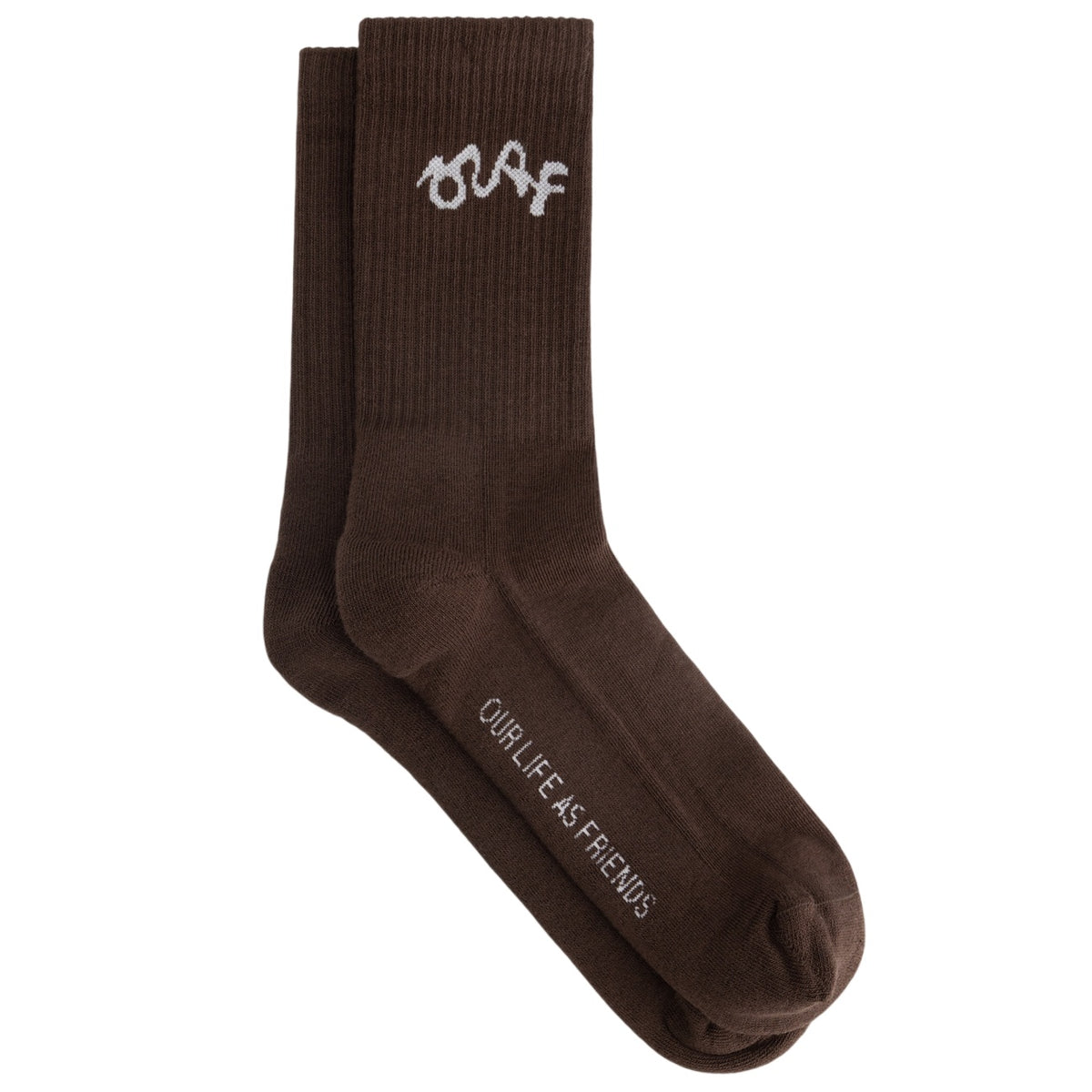 Olaf Signature Logo Sokken Bruin