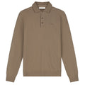 Olaf Signature Oversized Longsleeve Polo Bruin