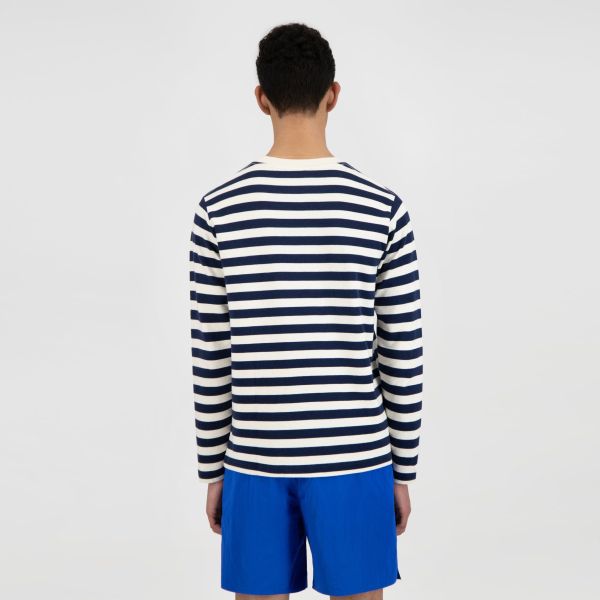 Olaf Stripe Sans T-shirt Blauw/Wit