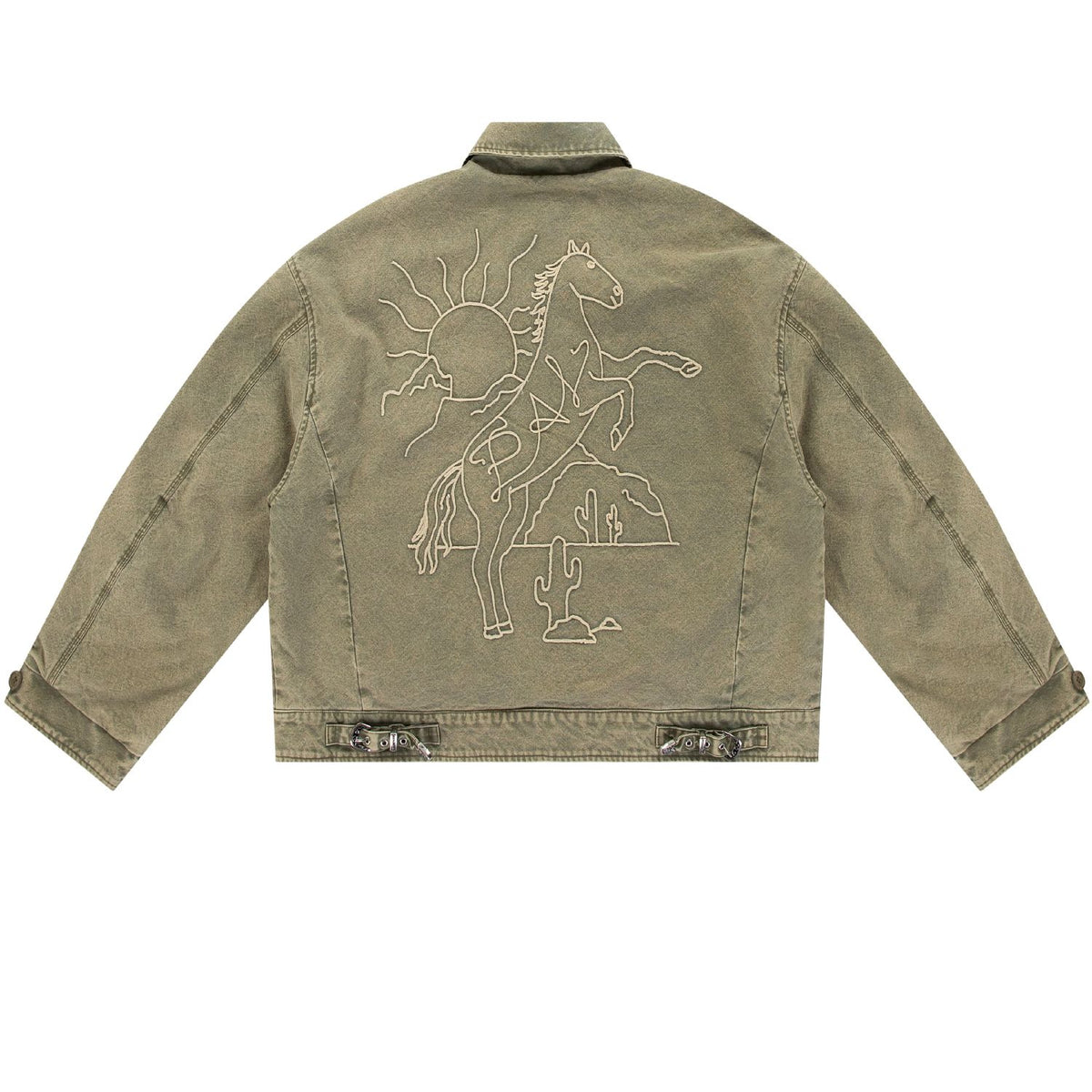 PAL Sporting Goods Gallop Washed Jack Licht Groen