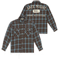 PAL Sporting Goods Late Night Sport Flannel Overhemd Bruin/Licht Blauw