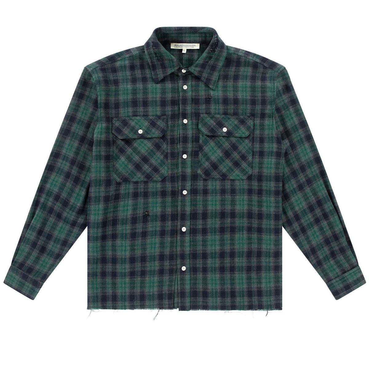 PAL Sporting Goods Late Night Sport Flannel Overhemd Navy/Donker Groen