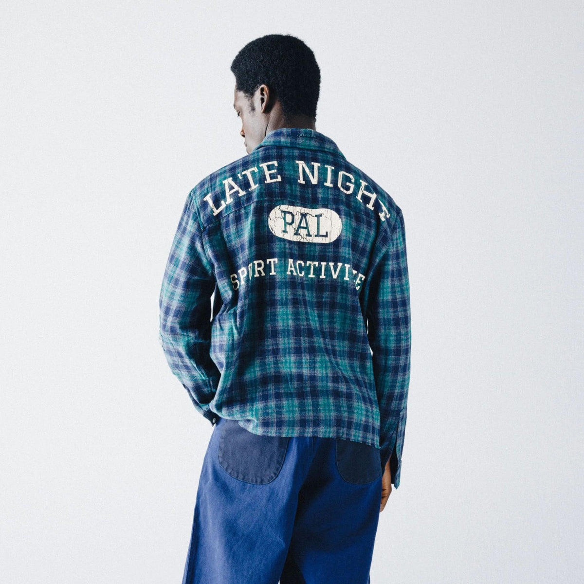 PAL Sporting Goods Late Night Sport Flannel Overhemd Navy/Donker Groen
