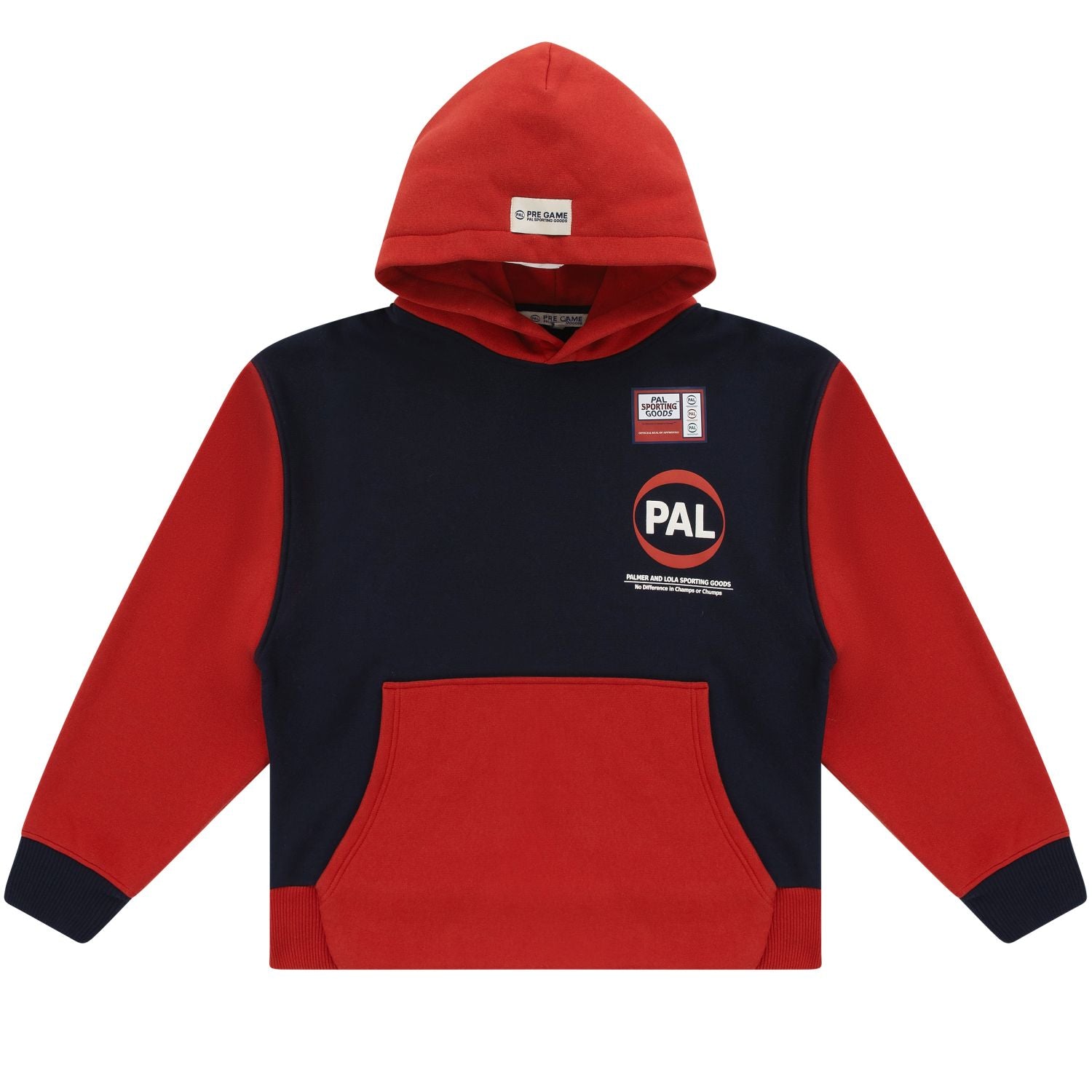 PAL Sporting Goods Pre Game Hoodie Navy/Rood