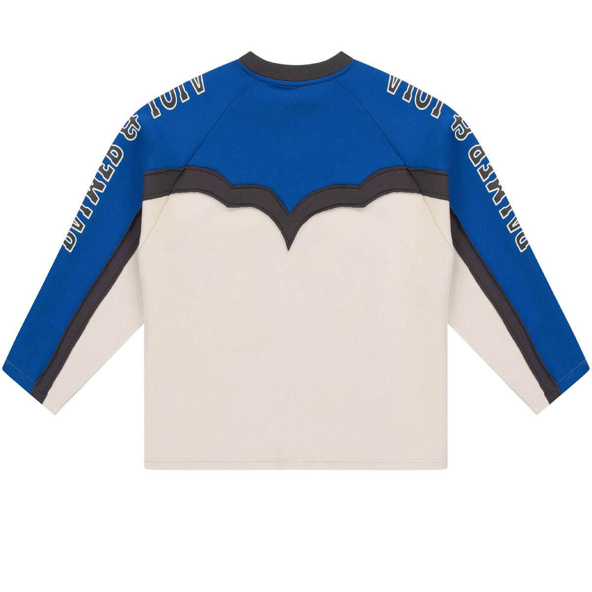 PAL Sporting Goods Rodeo Jersey Longsleeve T-shirt Blauw/Off White