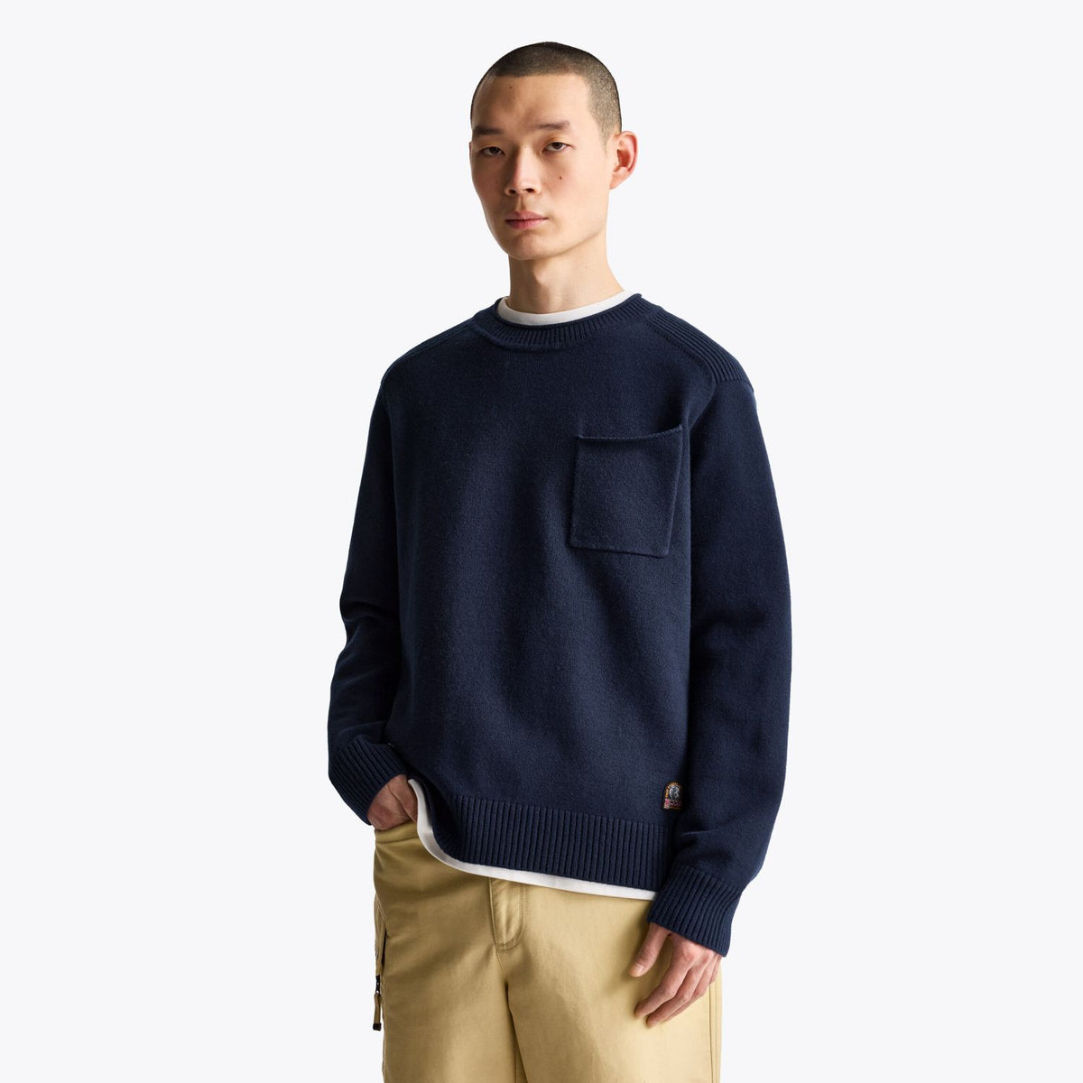 Parajumpers Enego Knit Sweater Navy