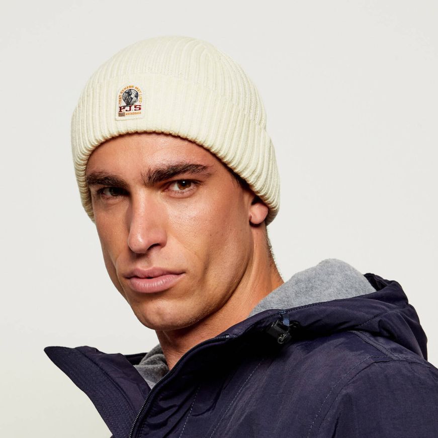 Parajumpers Matio Knitted Muts Off White