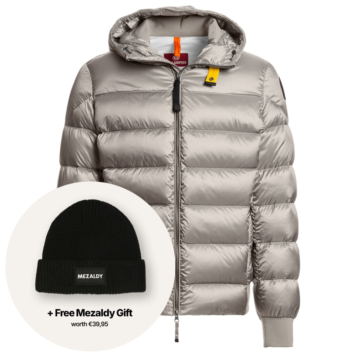 Parajumpers Pharrell Puffer Licht Grijs