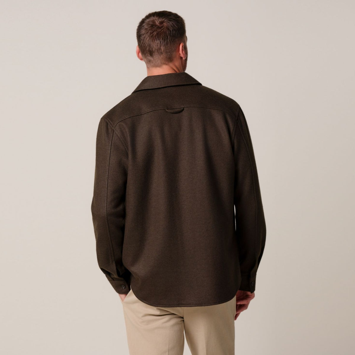 Profuomo Knitted Overshirt Donker Groen