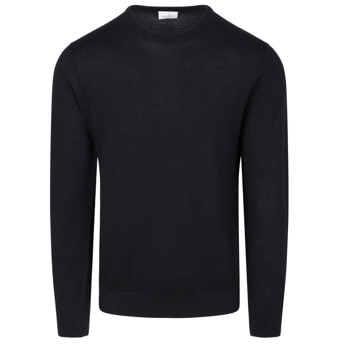 Profuomo Knitted Pullover Sweater Zwart