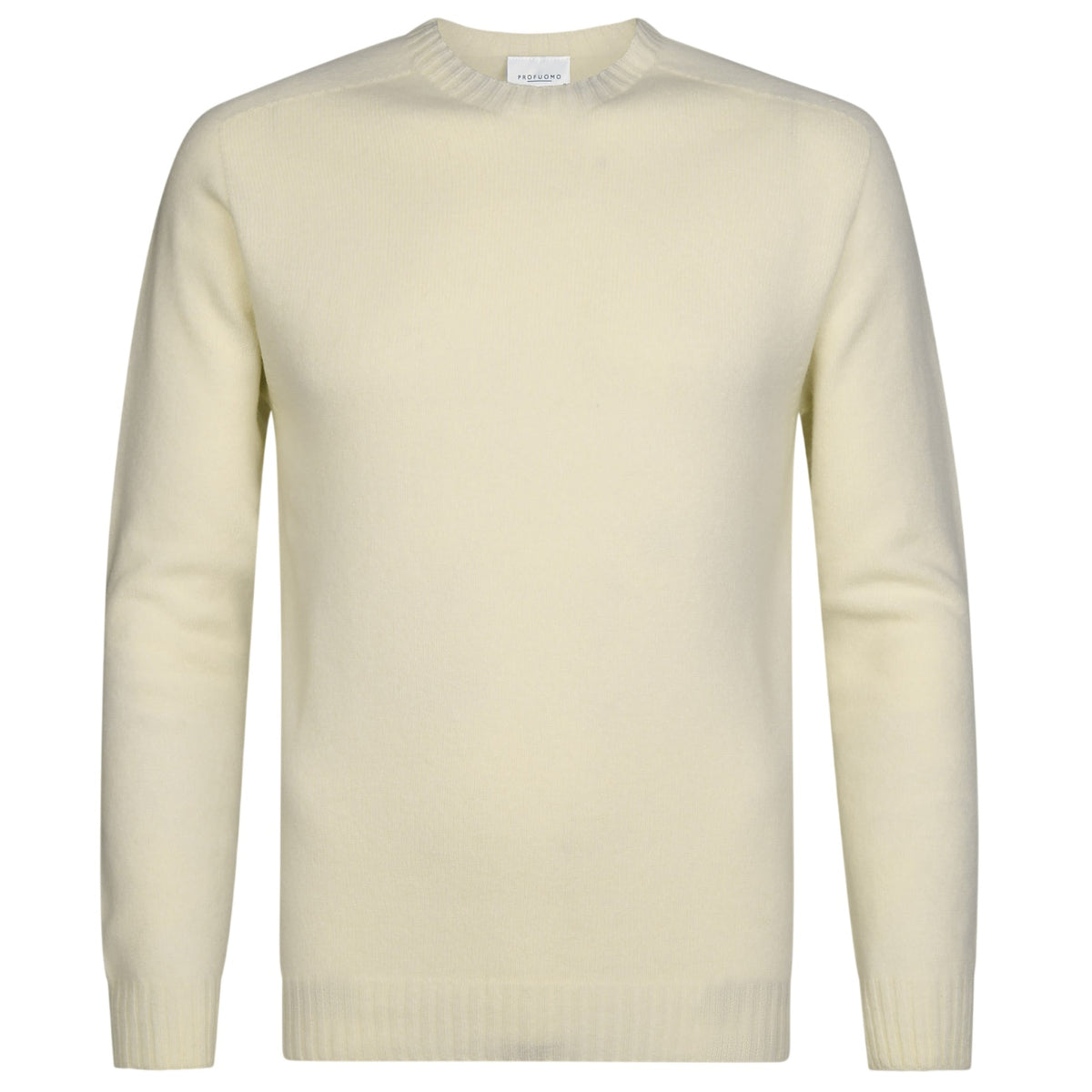 Profuomo Knitted Pullover Sweater Off White