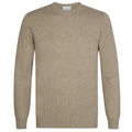 Profuomo Knitted Two-Tone Sweater Beige