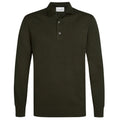 Profuomo Luxury Longsleeve Polo Donker Groen
