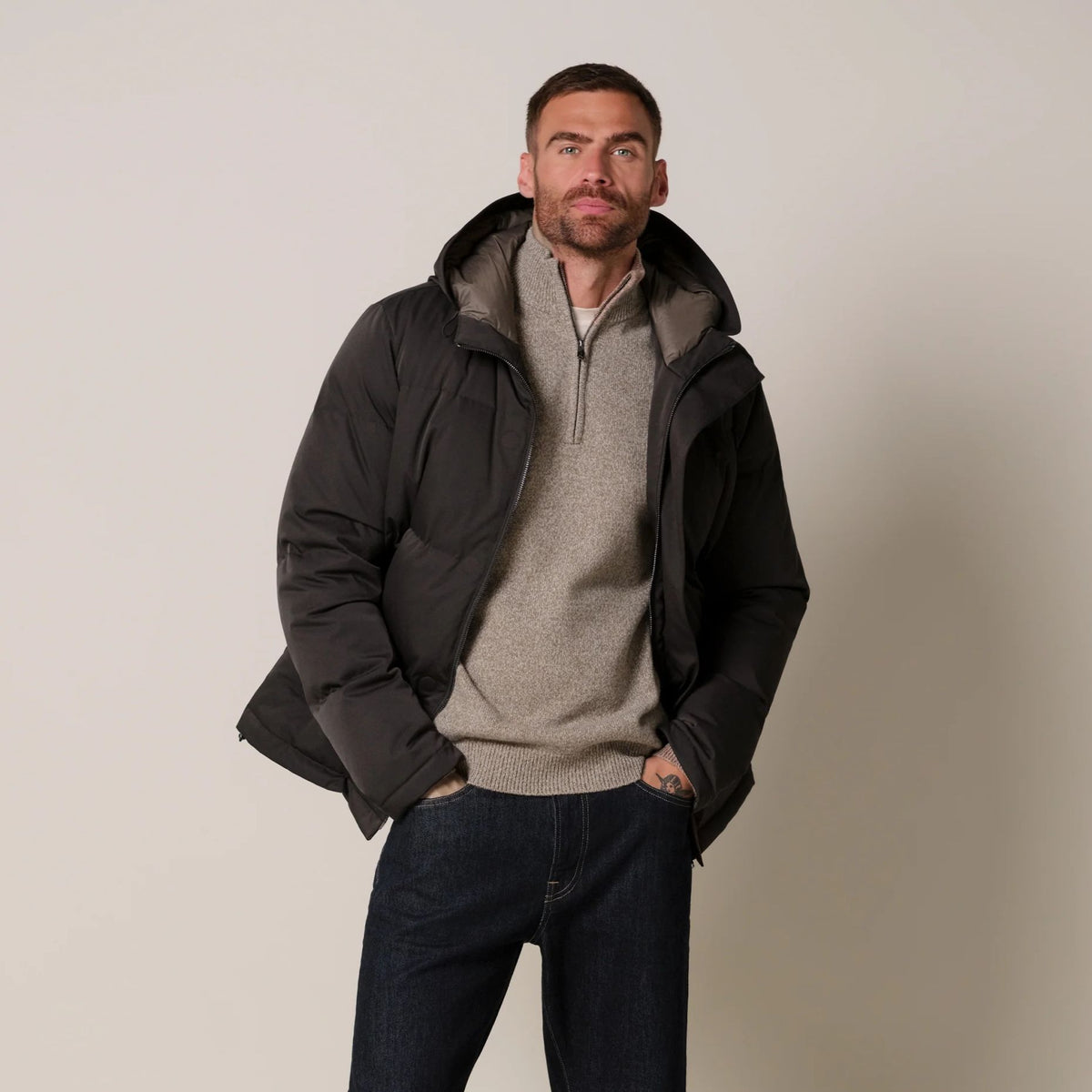 Profuomo Magnet Parka Bruin
