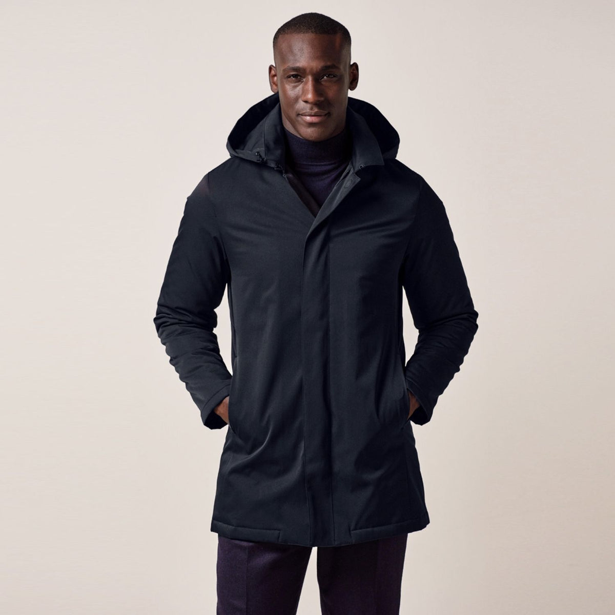 Profuomo Magnet Rain Coat Navy