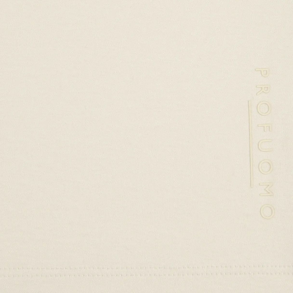 Profuomo Pima Cotton T-shirt Off White