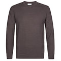 Profuomo Structured Sweater Bruin