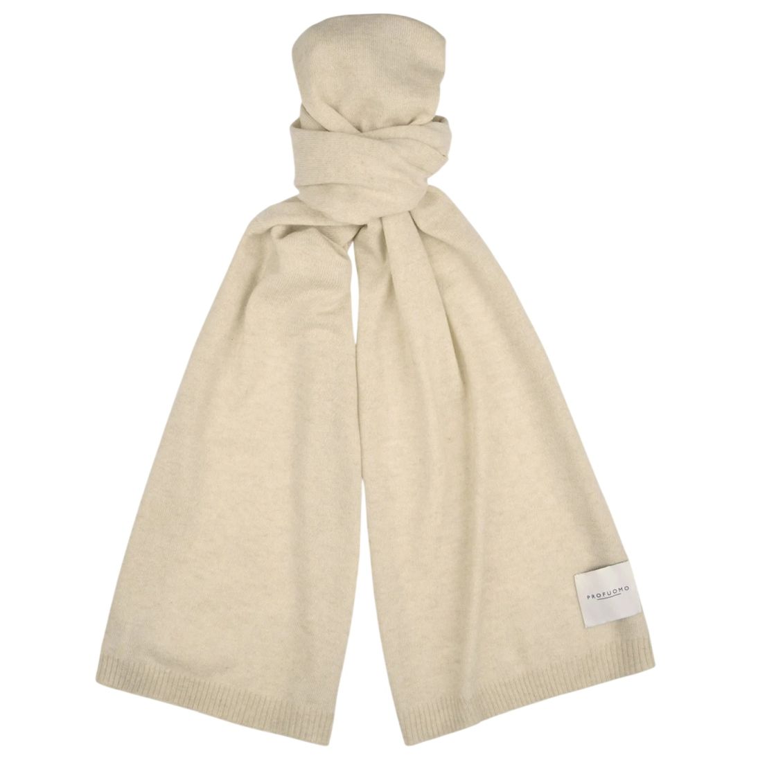 Profuomo Wool Sjaal Beige