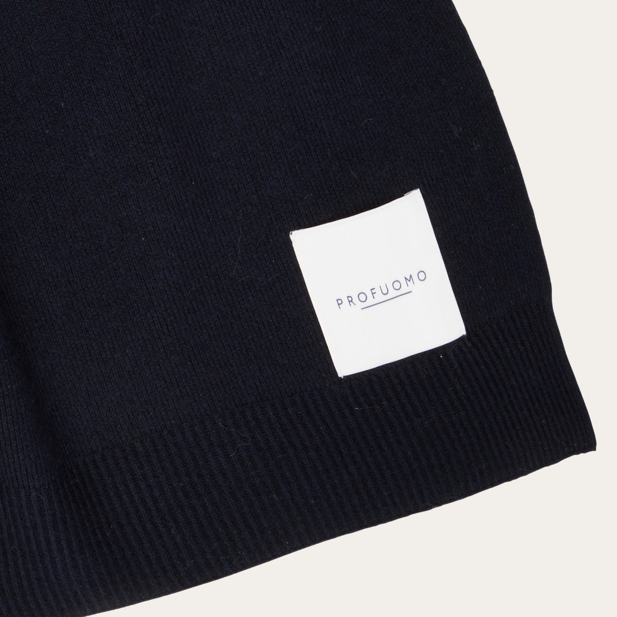 Profuomo Wool Sjaal Navy