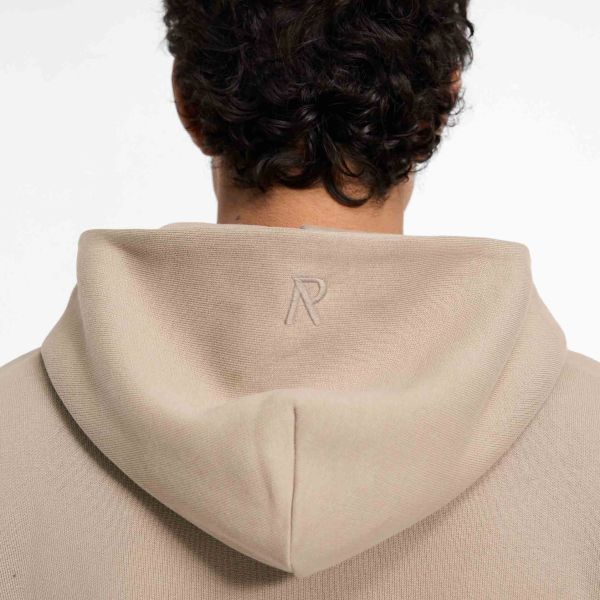 Represent Initial Boxy Hoodie Beige