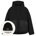 Represent Layered Puffer Zwart
