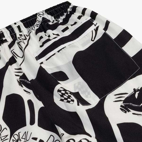 Rhude StradaSilk Zomerset Zwart/Wit